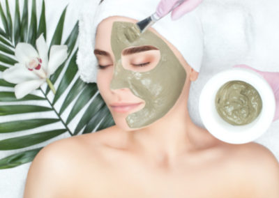 Professional face peel for skin exfoliation at Eleven Salon